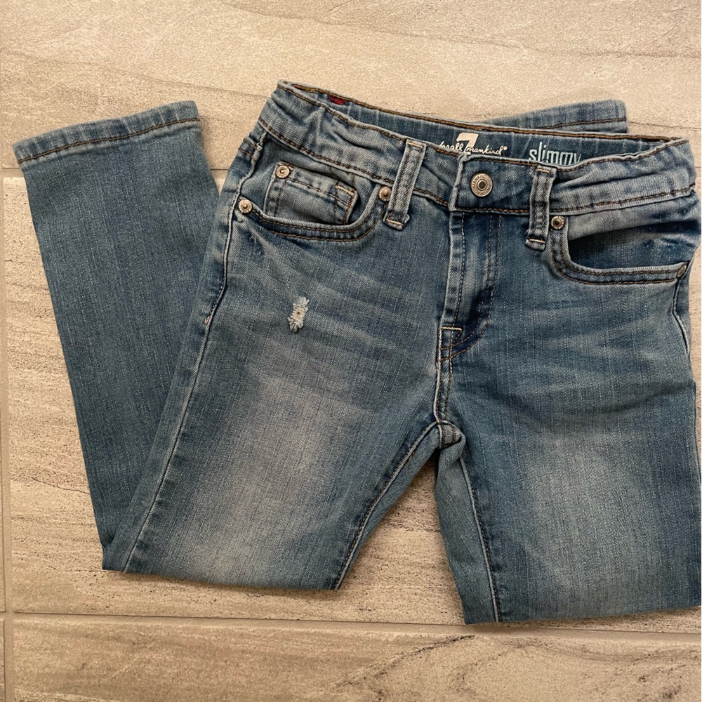 7 for all mankind bottoms | boy’s slimmy straight leg jean size 5